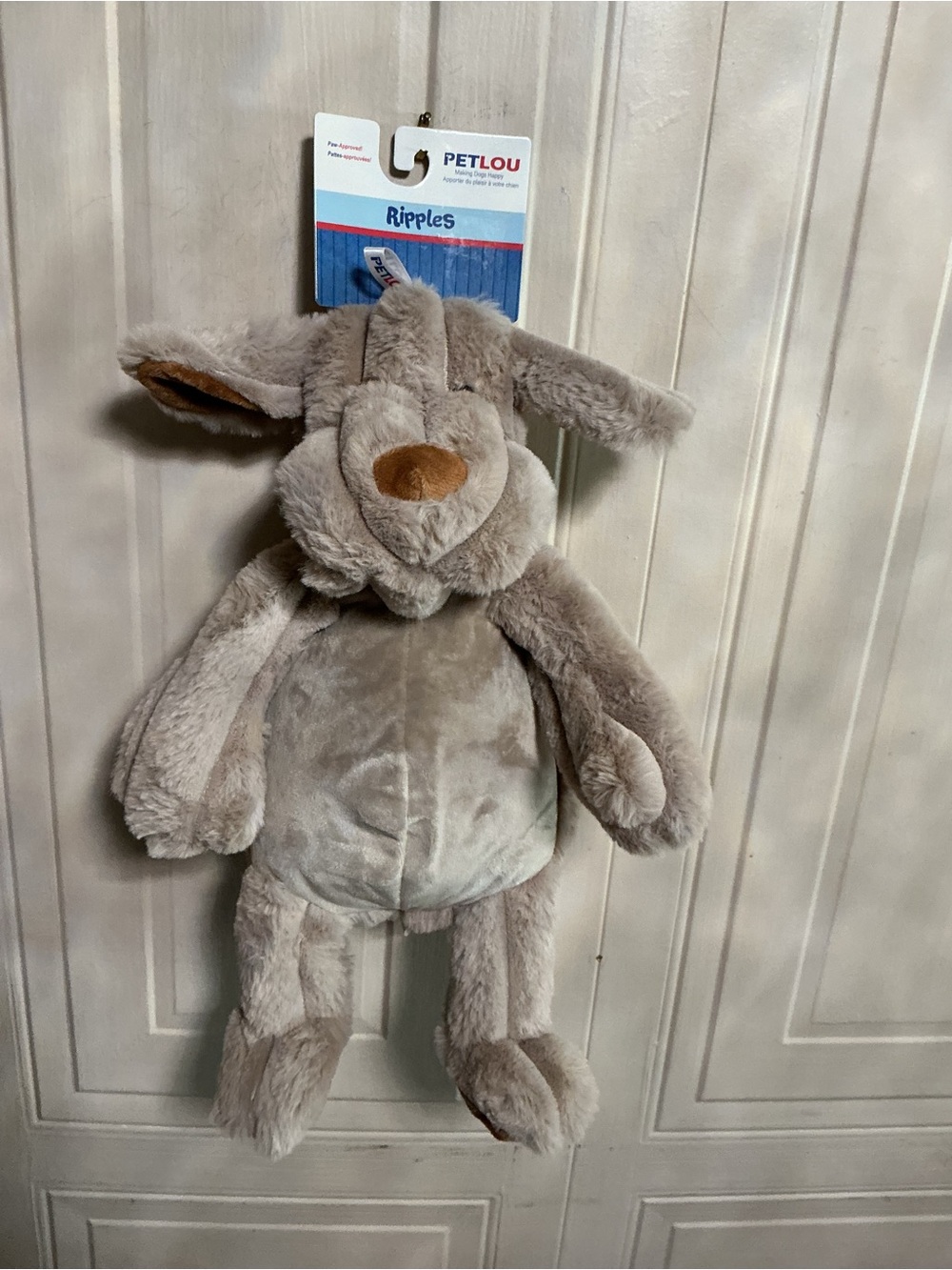- - Petlou dog toy 18 very Solf clinker & squeaker.Donkey